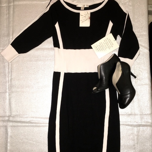 NWT B & W Boston Proper Knit sweater dress S - Picture 5 of 8